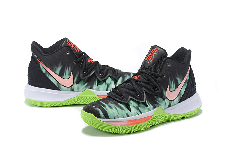 2019 Men Nike Kyrie Irving 5 Black Green Red Shoes